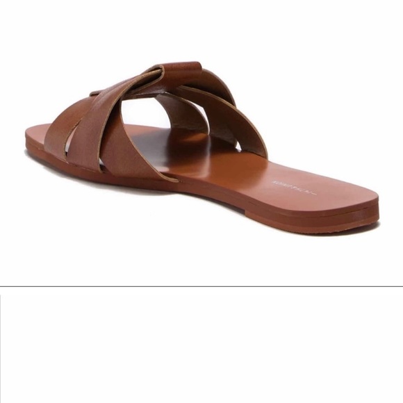14th & Union Shoes - Brand New 14th & Union Woven Faux Leather Slide Sandals
